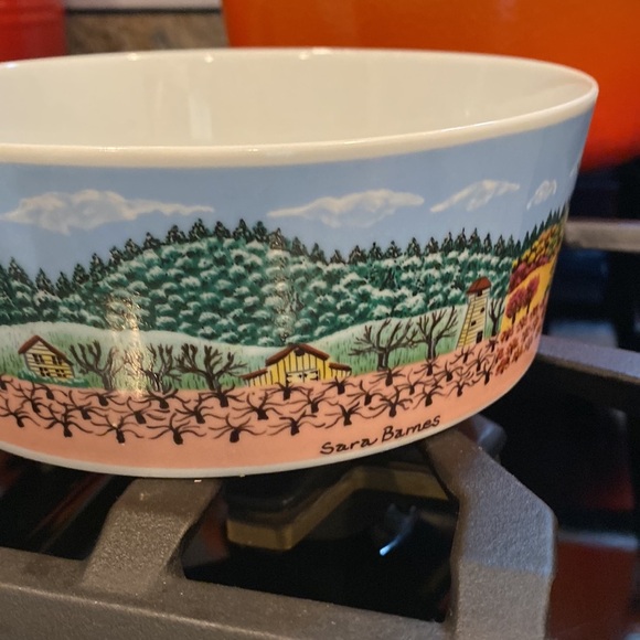 Napa Valley Sara Barnes Block Spal - Serving Bowl Four Seasons vintage 1983 - Picture 5 of 11